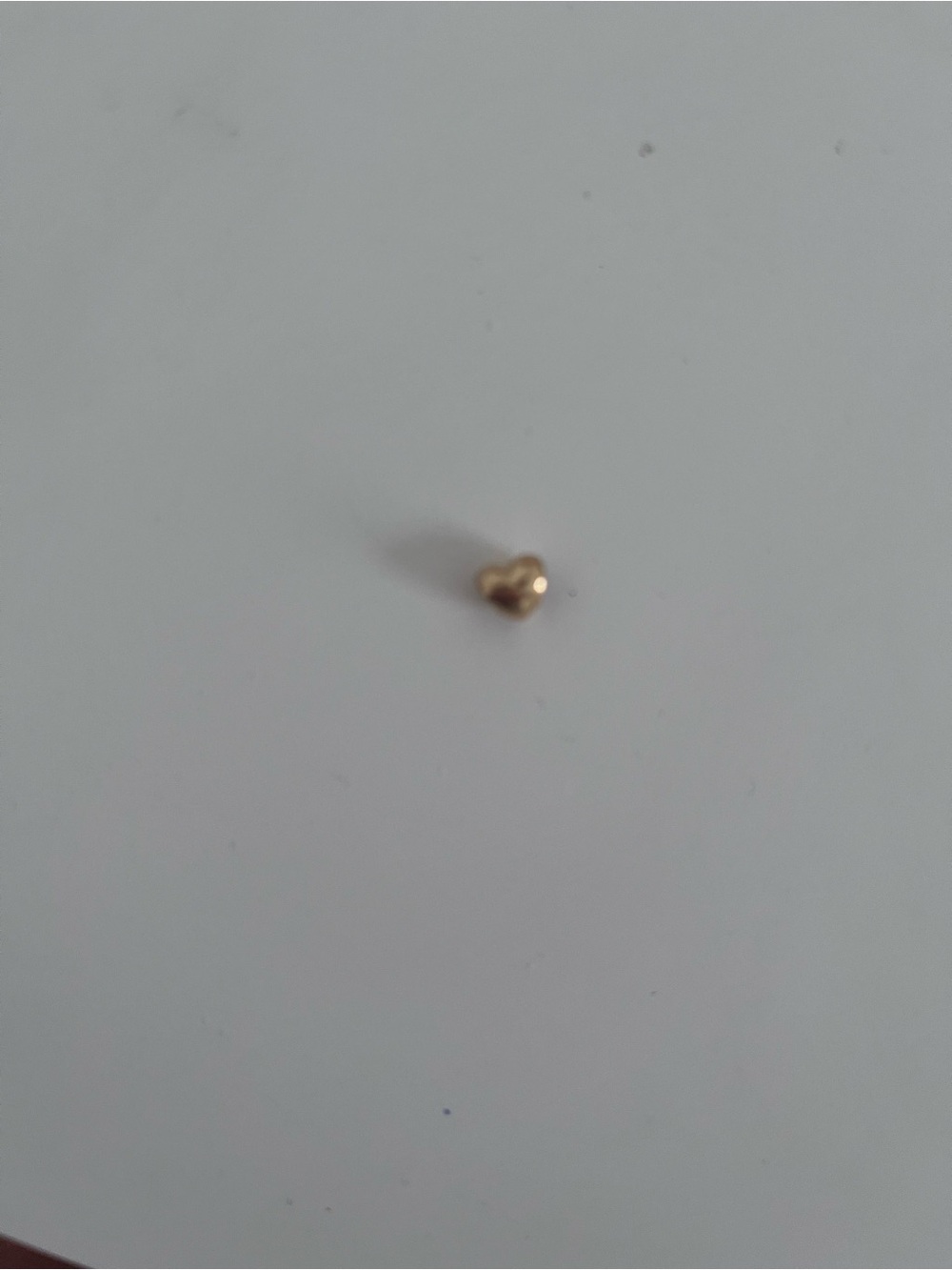 Pandora authentic gold plated heart mini charm
